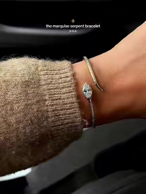 unique yet classy @Ettika #bracelet #marquisediamond 
