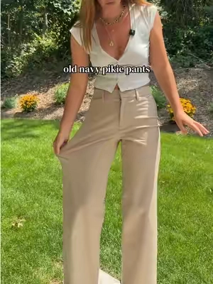 petite regular and tall girl sizes ✨🙌🏻 @Old Navy  runs true to size  #pikiepants #TikTokshopbacktoschool #BackToSchool #tiktokshopcreatorpicks #workpants 