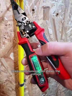Stop guessing where the wire broke! Find it instantly! 🔍💡 The built-in voltage tester on these pliers is genius! 🤯🔧 Strip, twist, crimp, and test live wires with ONE tool! 🛠️💥 The ultimate heavy-duty wire stripper every pro needs! 💥🧰 Never slice your wire core again with this smart tool! ⚡✂️ Heavy-duty cable cutting made stupidly easy! 🛠️🔥 The viral German tool EVERY electrician is obsessing over! 🛠️💥 Every home needs this before an electrical emergency happens! ⚠️🏠 Multifunctional digital display electrician's pliers, RICHRIG wire strippers with voltage testing function, professional electrician's wire stripping tools, heavy-duty cable cutters, maintenance equipment #multitool  #electrician  #DIY  #ElectricianLife  #tooltok 
