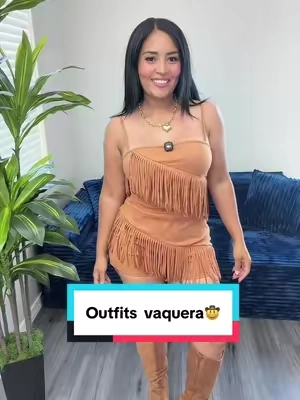 Outfits vaqueros✨ súper fashions #fringeskirt #westernstyle #westernwear #westernfashion #tiktokshopcreatorpicks 