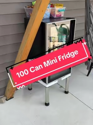 @Antarctic Star mini fridge holds up to 100 canned drinks and keeps the ice cold. Glass door to see what’s inside without opening it, and has a blue light to see at night. #TikTokshopbacktoschool #minifridge #dormlife #tiktokshopcreatorpicks #tiktokshopfind 