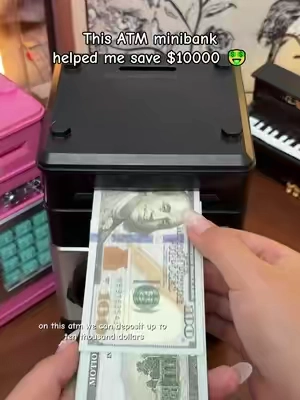 I've really saved up 10,000 dollars. This little thing is very practical. Hurry up and order one from my shopping cart to try it out. #savingmoney #moneytips #giftidea #piggybank #tiktokshopfinds 