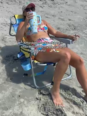 Take me back! Found these chairs right before our vacation and they did not disappoint! 🏖️🐚🙌🏼 #beachchair #beach #Summer #TikTokshopbacktoschool #tiktokshopcreatorpicks 