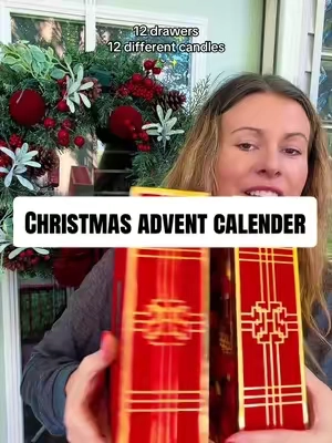 Buying Christmas gifts early so December-me doesn’t have to panic. 😂 This one is basically already wrapped with 12 individual HomeWorx candles tucked inside pull-out drawers with a different scent to discover each day. 🕯️✨ #qvc #giftideas #christmasgifts #christmascandles #adventcalendar 