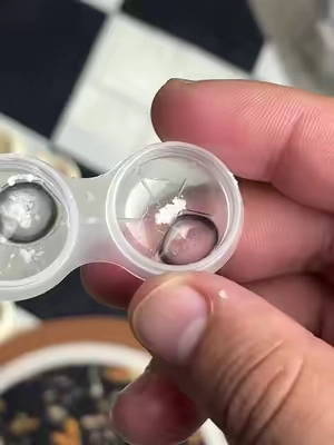 Travel size bring it anywhere #contacts #contactlenses #contactlenscare #contactlenscleaner #highfrequency 