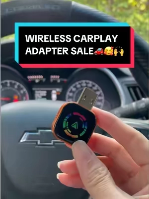Connecting this adapter to get wireless apple carplay !🙌#wirelesscarplay #wirelesscarplayadapter #tiktokshopcreatorpicks #TikTokshopbacktoschool #newgearnewme 