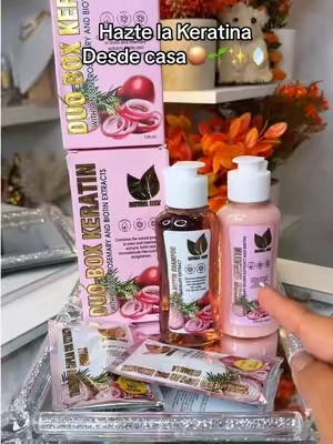 Natural Sant – Keratin & Shampoo Duo Box ##keratin##alisado##naturalsant##tiktokshopcreatorpicks##TikTokshopbacktoschool@@Natural Sant USA