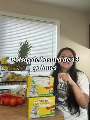 160 bolsas de basura recicladas de 13 galones #trashbag #trash #bolsasdebasura #blackfriday #kitchen 
