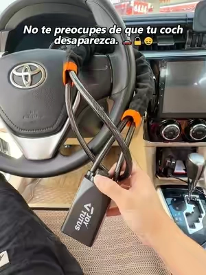 ¡Todo coche debería estar equipado con este candado para el volante! 🚗🔒#cartheft #carsecurity #carmusthaves #carsafety #cargadget