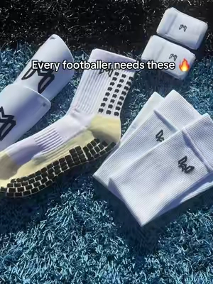 Every footballer needs at least one pair of these. #Soccer #football #soccertiktok #footballtiktok #gripsocks  
