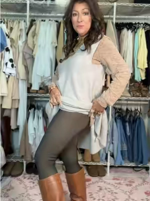 #TikTokshopbacktoschool #midsizefashion #fleecelinedtights #fallfashiontrends #affordablefashion  