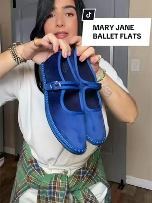 Mary Jane Ballet Flats de @Cushionaire #balletflats #maryjaneshoes 