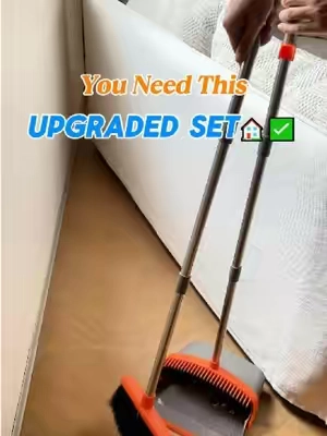 Don’t go to the big supermarket to buy those expensive and difficult brooms. This broom is cheap and free shipping.#fyp #broomanddustpan #dealsforyoudays #broomset #SummerWins