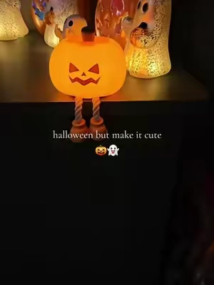 #halloween #halloweendecor #halloweendecorations #pumpkinlight #cutehalloween 