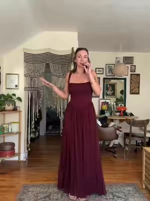 So stunning, so comfy #fallwedding #winterwedding #weddingguestdress #formaldress #maxidress
