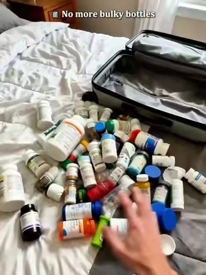 Organize a full fortnight of supplements with zero hassle or confusion #travelessentials  #pillorganizer  #supplements  #tiktokshopsummersale  #weeklydeals 