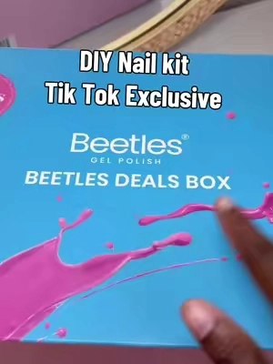 DIY Nail kit from Beetles! Tik Tok Exclusive! This is a good one ladies! Don’t wait on it! @BeetlesGelPolish  #beetlesgelpolish #tipex #nailsdonebyme #diynailsathome #beautybundle 