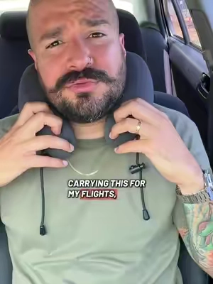 I started carrying this AVIO x Mellow Sleep Collab Cloud Travel Neck Pillow for my flights, road trips and lunch car naps. It is made out of a 3-Zone Memory Foam and cooling breathable fabric, it has great head and neck support. Also has adjustable straps, it is Carryon Friendly, Compact Packable, and includes a Premium Silicone Storage Capsule! #travelpillow #travelaccessories #neckpillow   #nappillow #memoryfoampillow  