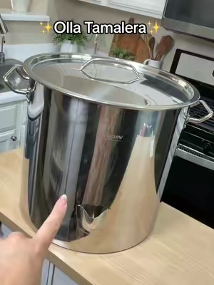 Respuesta a @Lety Calmo Olla vaporera de acero inoxidable ideal para hacer tamales #TikTokShopCreatorPicks #sohochic #SteamerPot #StainlessSteelPot #TikTokshopbacktoschool 