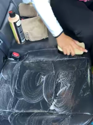 Deep clean your leather surfaces and condition them with Leather Cleaner & Leather Conditioner! #ChemicalGuys #DetailingLife #CarDetailing #beforeafter