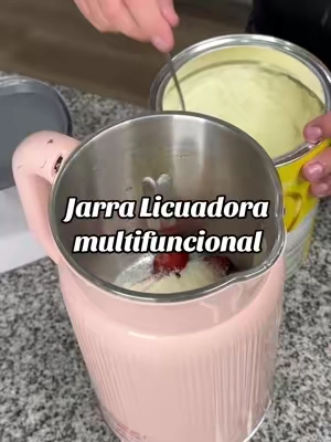 Licuadora multifuncional con 9 funciones te puedes preparar tanto tus bebidas frías como tus bebidas calientes. #nutmilkmaker #kitchengadgets #homeessentials #kitchenfinds #licuadora 