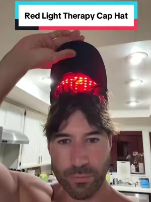 Saved me $10k and a trip to turkey for a hair transplant. Red light therapy cap hat for balding, receding hairline and hairloss and hair shedding. #tiktokshopcreatorpicks #hairloss #balding #hairlosssolutions #hairshedding 