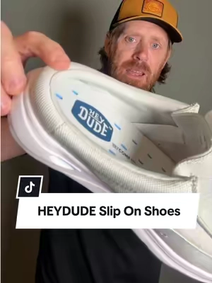 HEYDUDE Wally Hey2O Slip On shoes are great for elevating your style with that classic sandal comfort. #heydude #comfortableshoes #mensshoes #menscasualshoes #mensslides 