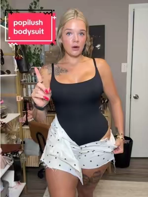 this bodysuit is too good from @Popilush LLC #popilush #bodysuit #shapewear #cutebasictops #outfitinspo 