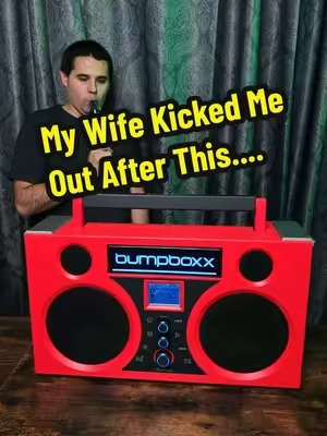 Well if I do get kicked out at least I'll have a speaker,,karaoke and guitar amp! #speaker #portable #karaoke #TikTokshopbacktoschool #backtoschool 