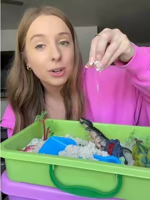 Premade sensory bins are the best mom hack🪏👧🏼✨📵 