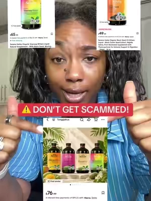 Be careful ya’ll! These scammers are crazy 😡 I got ya’ll though! Here’s the REAL Serene Herbs. Grab this Serene Herbs Triple Power Bundle TikTok Shop deal before it's gone! #blackseed #tiktokshopcreatorpicks #TikTokshopbacktoschool #soursopbitters #sereneherbs  30+ women free shipping womens supplements 35+ women coupon code 35+ females Female supplements Female health 35+ women beauty women 35+ beauty female beauty female 35+ beauty, TikTok deal, TikTok deals, TikTok flash sale, TikTok Shop Finds, SAHMs of TikTok, TikTok Shop Deals, TikTok Shop Deal, Code, Coupon, Deal, Flash Sale, Discount, TikTok Shop, TikTok Deals, Serene Herbs Triple Power Bundle - Organic Soursop, Mixed Berry & Black Seed Bitters, Health, Discover the benefits of the Serene Herbs Triple Power Bundle, a premium blend designed to help enhance your wellness routine. This bundle includes: • Black Seed Bitters: Known for its unique flavor profile, Black Seed Bitters can add a refreshing taste to your drinks. • Soursop Bitters: This bitters is formulated to offer you a delightful sour taste, perfect for those who enjoy a variety of flavors. • Mixed Berries Flavor: The Mixed Berries Flavor is formulated to add a sweet and fruity taste, formulated to help give you a delightful addition to your drinkware. Key Features: • Organic Ingredients: Crafted with organic ingredients, formulated to help you with a healthier choice for your beverage. • Versatile Use: Ideal for various occasions, from morning to nighttime. Elevate your drinkware with the Triple Power Bundle and enjoy the what is formulated to be a perfect combination of flavor and health. Serene Herbs Soursop & Black Seed Bitters Triple Ppwer Bundle combines three 16 fl oz bottles, featuring over 65 organic herbs like soursop, black seed, sea moss, moringa, milk thistle, and ginger. This trending wellness trip is formulated to help support digestion, immune health, and natural vitality with a bold, authentic herbal flavor. Convenient Daily Use, Mix with juice, smoothies, or your preferred drink to balance the robust herbal taste. It's designed to be an easy, plant-based addition to your wellness routine. Formulated to help Boost Digestion, Immunity & Vitality This synergistic blend helps promote gut health, detoxification, and antioxidant support. Ingredients like black seed and moringa can help support natural energy and vitality, while sea moss and ginger can help support digestion and overall wellness, perfect for a balanced lifestyle. Premium Quality, Naturally Crafted Produced in a GMP-certified USA facility, this bundle is vegan, non-GMO, and free from artificial additives. Third-party tested for purity and potency, Serene Herbs ensures a clean, high-quality supplement you can trust. Trusted by Wellness Enthusiasts Serene Herbs is a fast-growing leader in organic herbal supplements, delivering potent, traditional blends to support holistic health. Consider adding this trio to your routine if you are looking for a natural detox and wellness support. **The above statements and anything stated in this video have not been evaluated by the Food and Drug Administration nor are these statements medical advice. As with any supplement, individual results and responses may vary due to differences in age, weight, body chemistry, lifestyle, consistency of use, overall health, preexisting health conditions and possible interactions with medications. This product is not intended to diagnose, treat, or cure any disease.** Sales and Shipping may change at any time after this video was posted, at the discretion of the brand. Tap the product link on this post for the most current price. Final price may vary depending on each customer’s available coupons. Items and quantities in your cart are exactly what you will receive unless the brand’s product page or the deals tab at checkout explicitly mentions an offer giving you additional items with your purchase.  As an affiliate, I may earn a commission from sales through this video. 