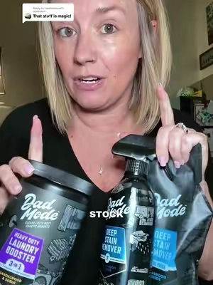 Replying to @Leeshiemarie #dadmode #stainremover #TikTokshopbacktoschool #deepstainremover #laundryhacks @DadMode 