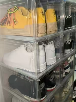 Always wanted these, finally got them! #shoeorganizer #sneakerhead #shoerack #shoeboxes  