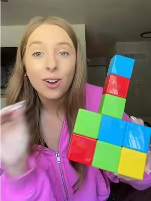 Toddler mom hack!! Building blocks that are safe for littles❤️💛💙 @Geomagworld #screenfreeactivities #screenfreeplay #toddlermusthaves #momhack #TikTokshopbacktoschool 