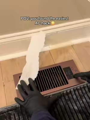 Fixing my hot room with this register booster fan #fyp #registerboosterfan #hvac #homeimprovement #tiktokshopfinds 