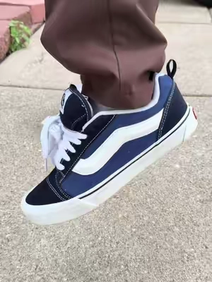 VANS Mens Knu Skool Shoes,Back to school shoes,Classic Vans, sneakers for students,Classic everyday shoes,Perfect fit on any outfit, shoes Mens and women shoes,multiple color and size available. @@@Tillys