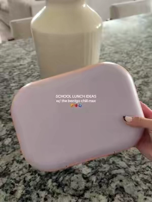 I love these lunch boxes because they are such a good size and it comes with a built in ice pack! #bentgo #bentgokids #kidsschoollunch #kidslunchideas #packedlunch 