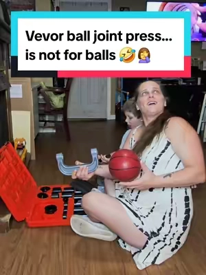its a ball joint press jazz.... 🤦‍♀️🤣🤣 #vevortools #mechanictools #balljointpress #backtoschool  @VEVOR Automotive Store 