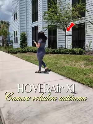 Cámara Voladora autónoma @HOVERAir Official #camaravoladora #camaraautonoma #hoverairx1 #dron 