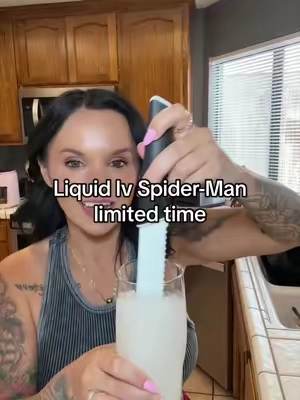 Review of the new @Liquid I.V. Spider-Man sugar free #liquidiv #liquidivspiderman #liquidivnewarrivals #electrolytes 