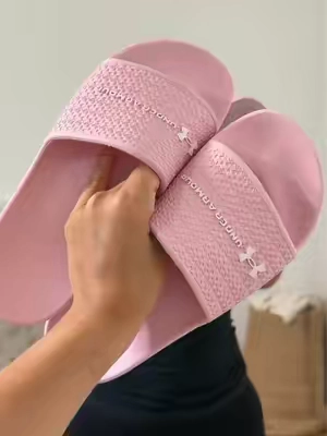 @Under Armour  milky pink slides #slides #shoes #shoetok #shoetiktok #shoecheck 