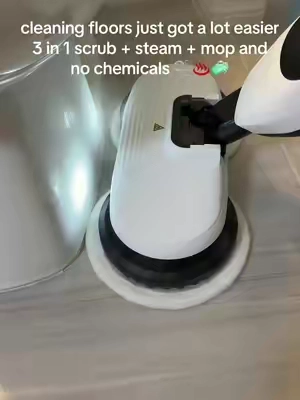 had no idea that I could mop scrub and steam clean floors in one pass 🤯 #steamandscrub #floormop #steamcleaning #cleaning #steammop 