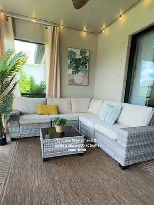 going out into the patio to enjoy a cup of coffee feels like something out of a movie 🥹❤️‍🩹 #patioset #patiomakeover #backyardoasis #balconymakeover #patioseason 