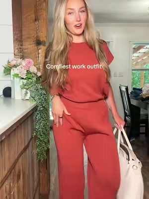 Wearing this one in repeat #falloutfits #matchingset #comfyoutfit #officeoutfits #teacheroutfit 
