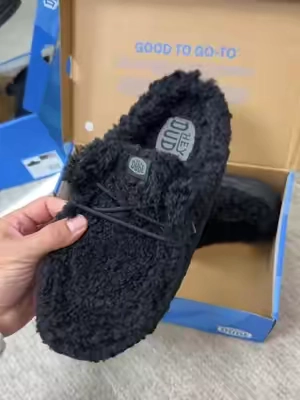 @HeyDude HEYDUDE Wally Slipper - Mens #heydudeshoes #slipper #warm #fuzzy #winter 