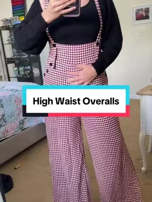 Thanksgiving dinner would be easy in these though… #overalls #highwaisted 