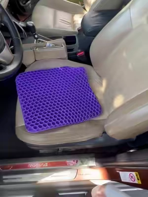 This cushion made my chair so much more comfortable #SeatCushion #ChairCushion #CarComfort #OfficeComfort #CarAccessories