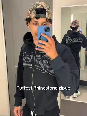 #zipup #rhinestone #fashion #culturekings #fyp 