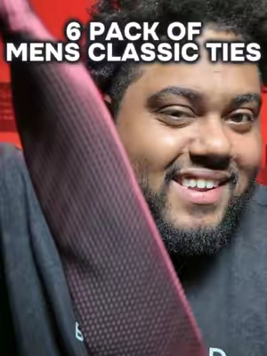 Six ties AND a quick tie tutorial? 👔😂 You get 6 different options to match with your suits, weddings, interviews, date nights, church, or whenever you need to clean it up a little. Available on TikTok Shop with FREE SHIPPING right now. - #MensTies #HowToTieATie #MensFashion #SuitStyle #MackMotivates 