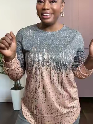 @OFEEFAN OFEEFAN Women’s Long Sleeve Printed Blouse, Soft Stretch Crew Neck Puff Sleeve Tops for Women, Dressy Casual Fall Shirts, Work Office Going Out Tops S-3XL outfits #TikTokshopbacktoschool #TikTokShopSummerTurnUp #Summervibes #shippedbytiktok #tiktokshopsummersale 